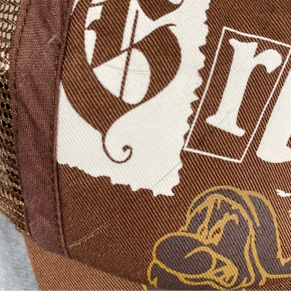 Walt Disney World Grumpy Brown Mesh Trucker Hat Cap Snapback Adult OS Snow White - Picture 5 of 8